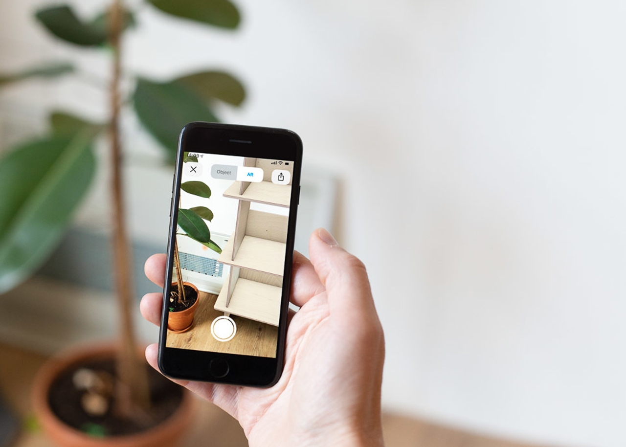 Opendesk Augmented Reality Linnea Bookshelf