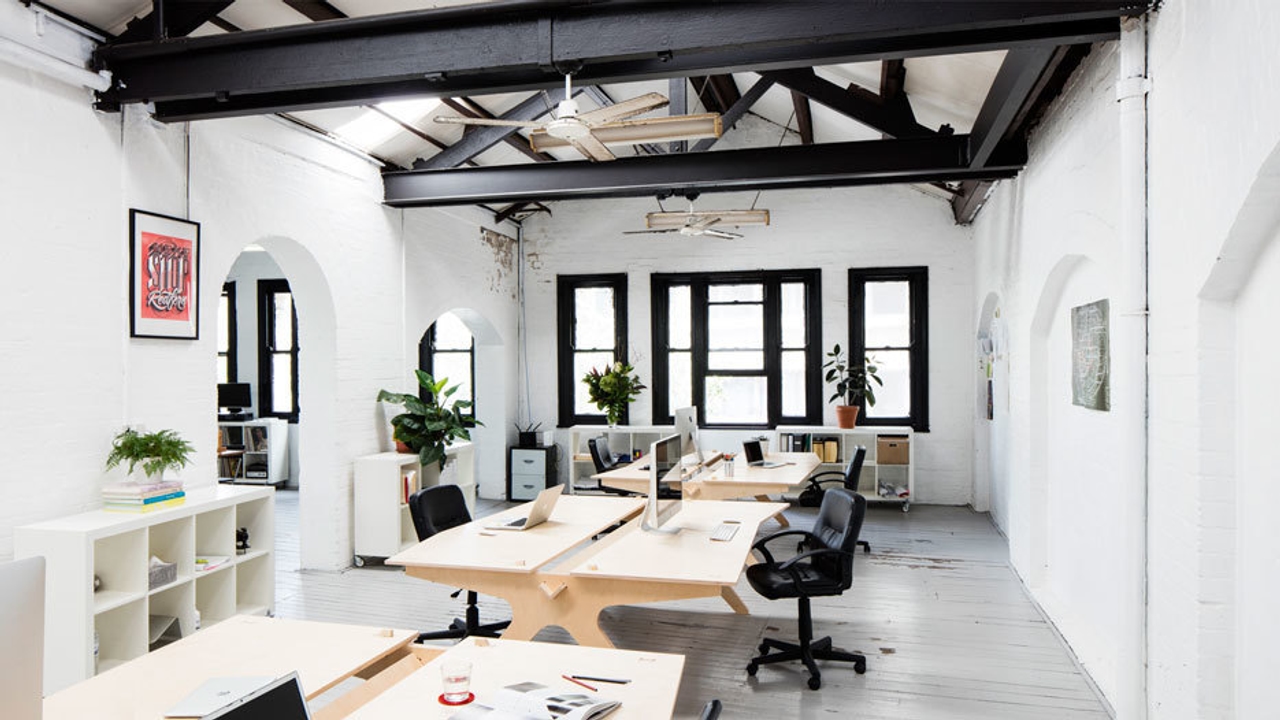 The Working Party’s Office in Sydney with Lean Desks.